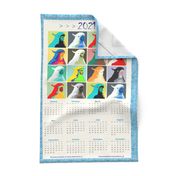AW Cockies Revisited, tea towel calendar by Su_G_©SuSchaefer
