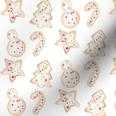 christmas cookies sprinkled