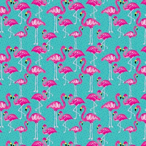 Flock of Pink Flamingos (Small)