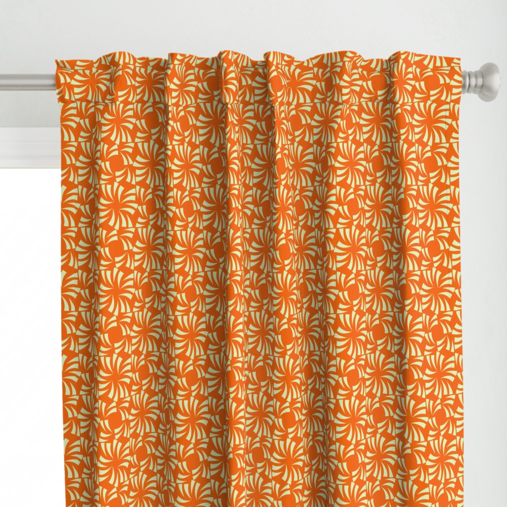 Geometric Floral - Orange