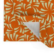 Geometric Floral - Orange