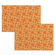 Geometric Floral - Orange