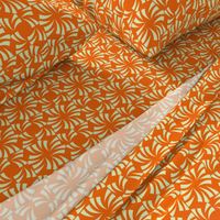 Geometric Floral - Orange