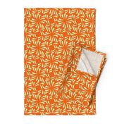 Geometric Floral - Orange