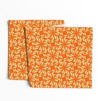 Geometric Floral - Orange