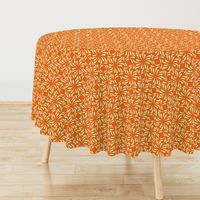 Geometric Floral - Orange