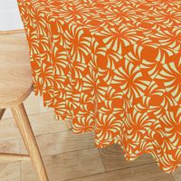 Geometric Floral - Orange