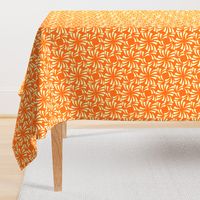 Geometric Floral - Orange