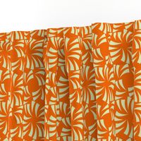 Geometric Floral - Orange