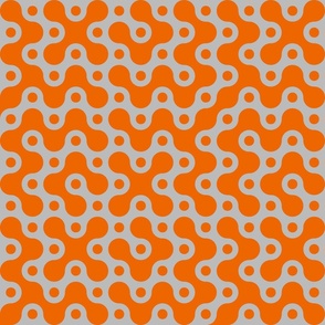 Connecting Dots - Grey Orange