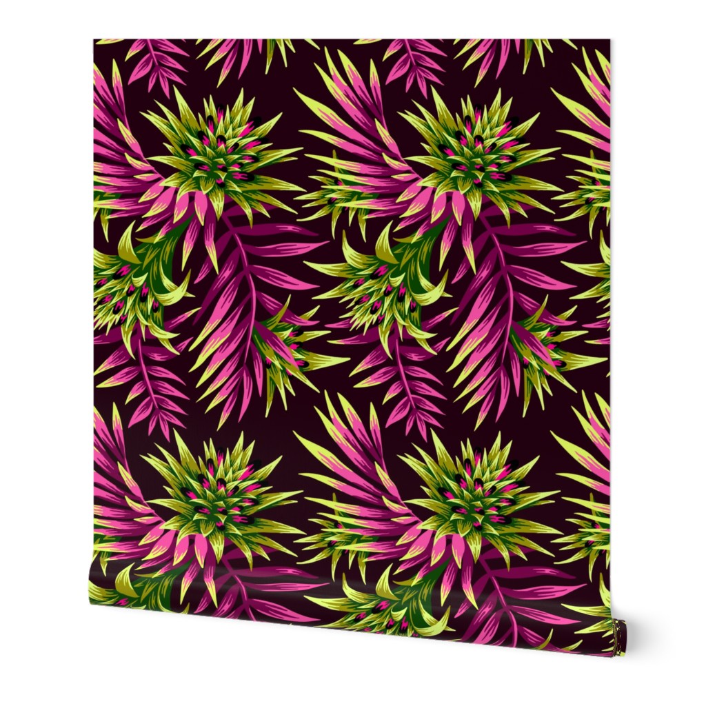 Fasciata Tropical - Green/Pink  - LARGE SCALE