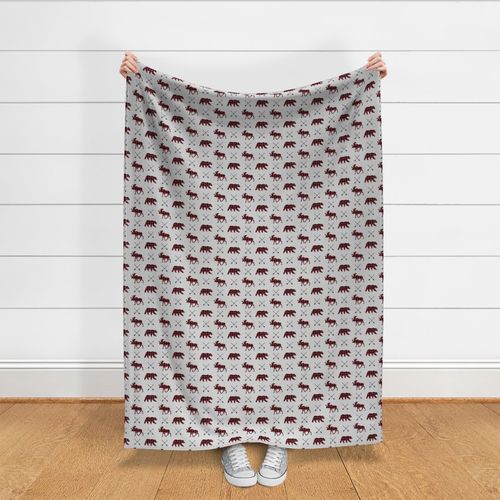 Moose Bear And Arrows Fog The, Bear Happy Camper Shower Curtains