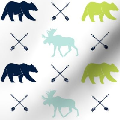 moose, bear, and arrows || the bear creek collection
