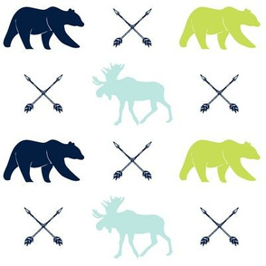 moose, bear, and arrows || the bear creek collection