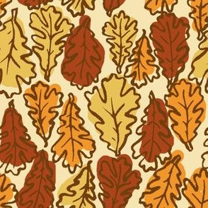 Oak Leaves // Warm