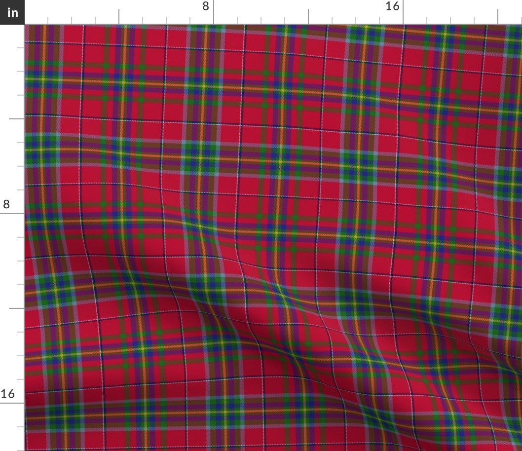 West Virginia official tartan - 6"