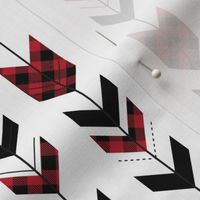 fletching arrows buffalo plaid (small scale) || the happy camper collection