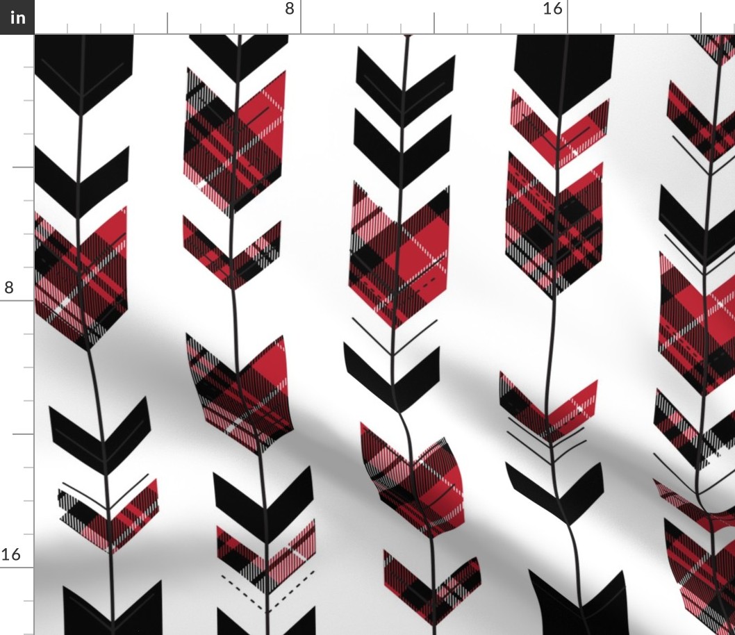 fletching arrows plaid || the happy camper collection