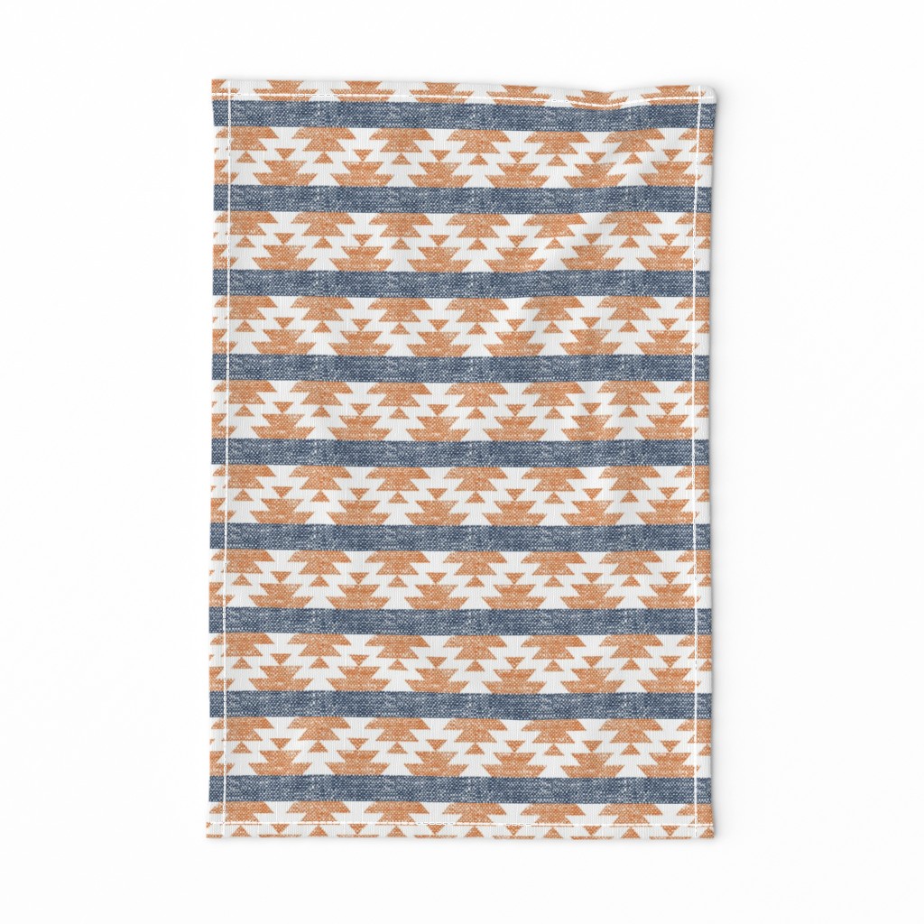 woven aztec || orange