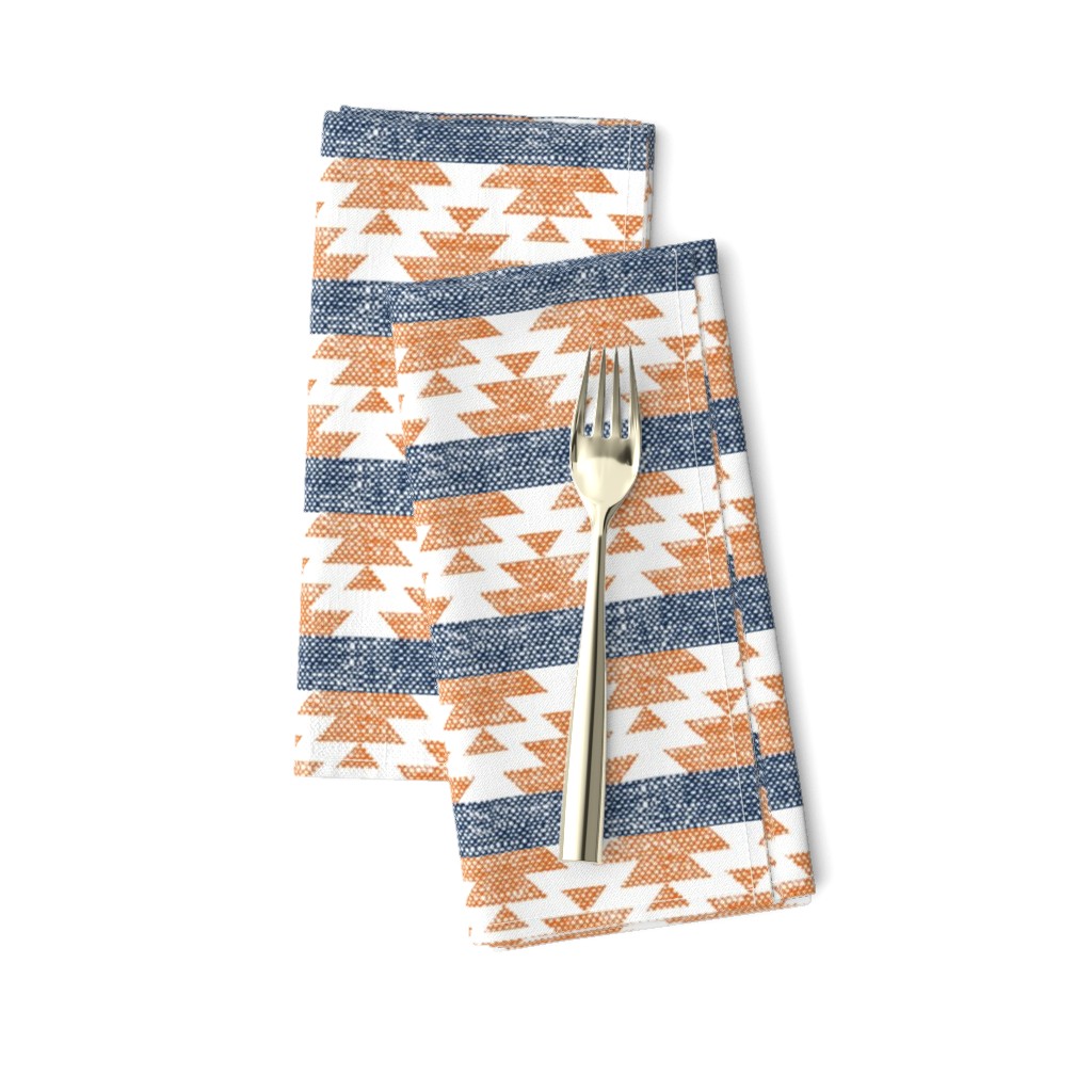 woven aztec || orange