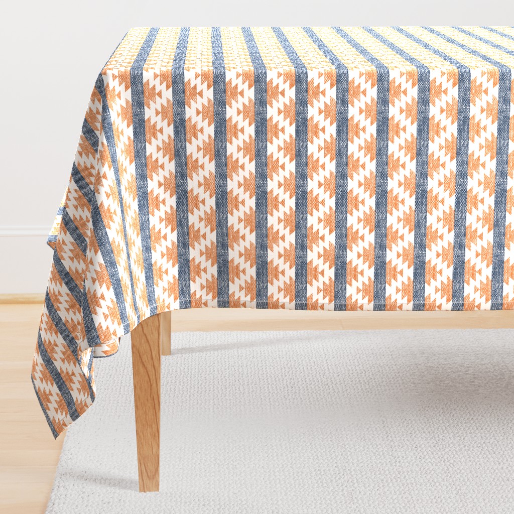 woven aztec || orange