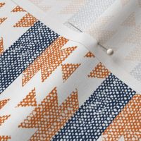 woven aztec || orange