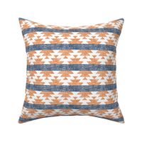 woven aztec || orange