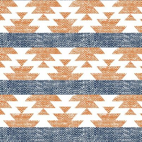 woven aztec || orange