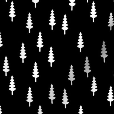 forest on black (small scale) || the happy camper collection