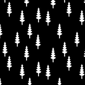 forest on black (small scale) || the happy camper collection