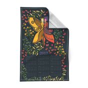 2017 Calendar The Moth and the Butterfly
