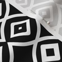 Black and White Geometric Pattern