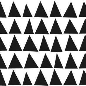 Black Triangles on White by Minikuosi