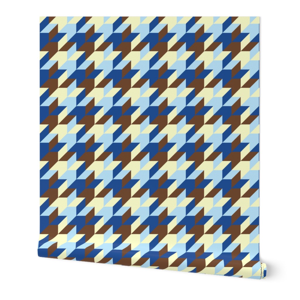 harlequin houndstooth - summercolors