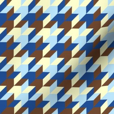 harlequin houndstooth - summercolors