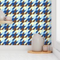 harlequin houndstooth - summercolors