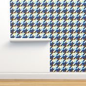 harlequin houndstooth - summercolors