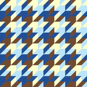 harlequin houndstooth - summercolors