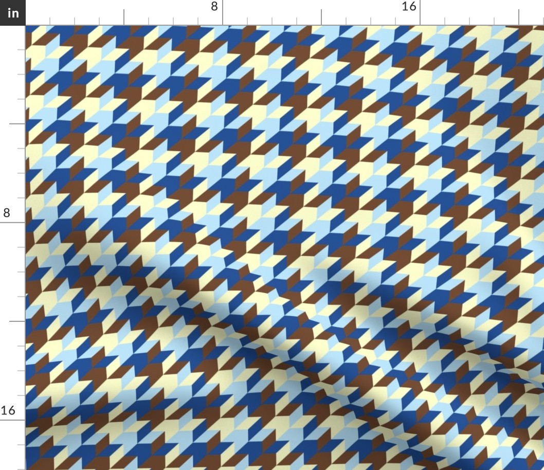 harlequin houndstooth - summercolors