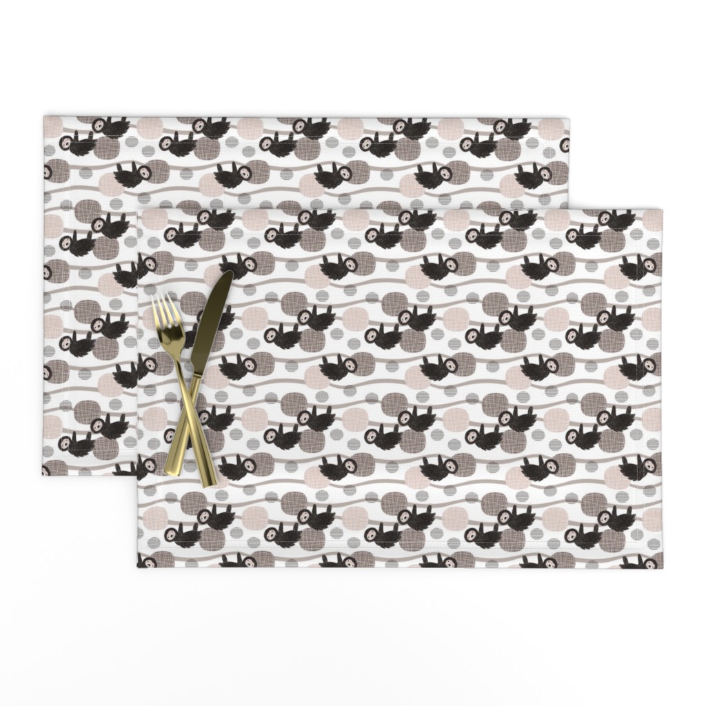 Adorable little baby sloth print jungle trees pura vida collection gender neutral beige black and white XS