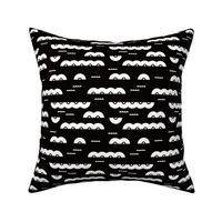 Abstract water and clouds soft scandinavian fabric design in black and white