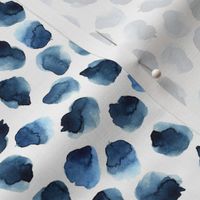 Watercolour abstract blueberries