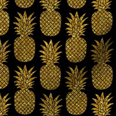 Rose Gold Tropical Pineapple Wallpaper - Elise Images