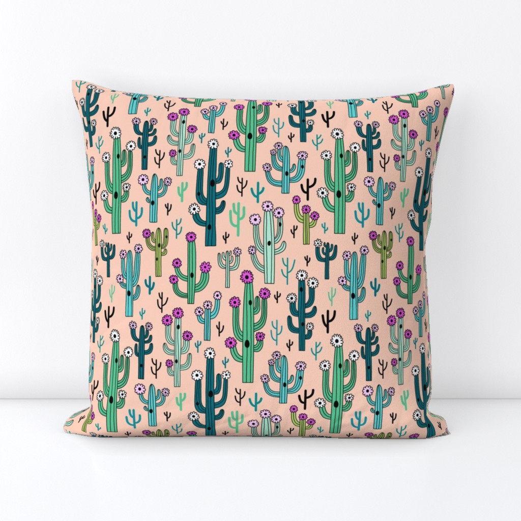 arizona cactus - peach