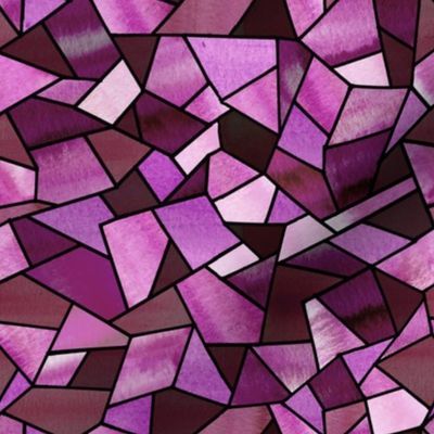 Stained Glass Magenta