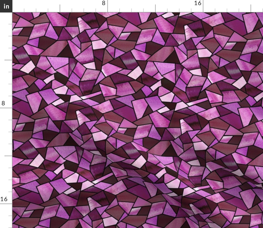 Stained Glass Magenta