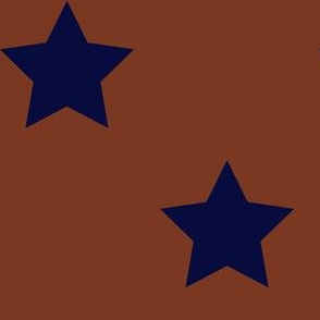 Navy & Copper Stars