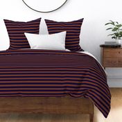 Stripes in Copper and Navy