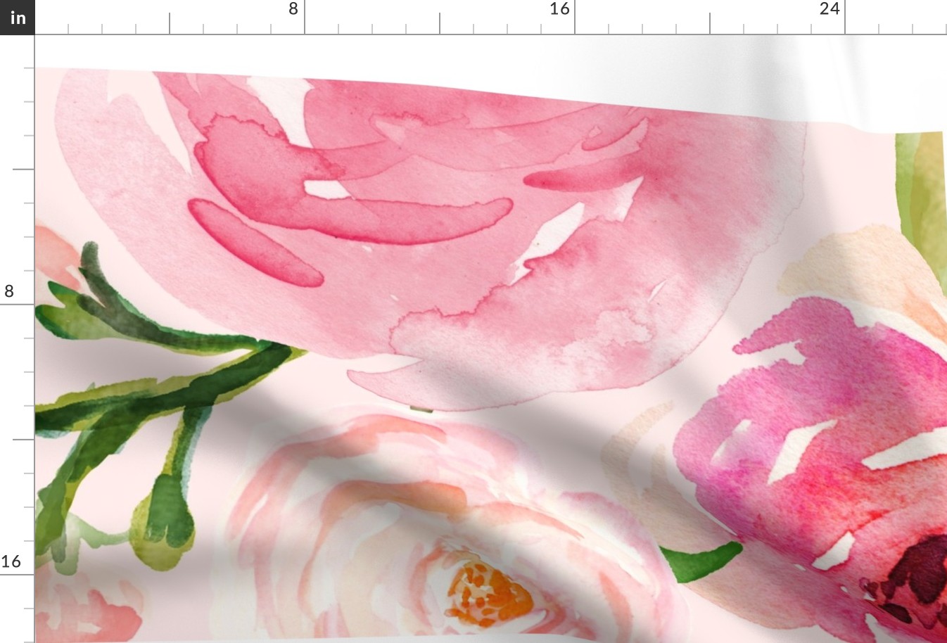 Minky - Roses for Julie - Minky Blanket & 1 Print per Yard