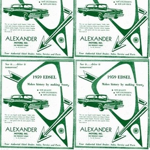 Alexander_Motors_Edsel advertisement from 1959